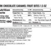 Dark Chocolate 1.5oz Caramel Fruit Bites - Image 2