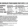 Dark Chocolate 1.5oz Peach Mango Fruit Bites - Image 2