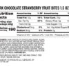 Dark Chocolate 1.5oz Strawberry Fruit Bites - Image 2